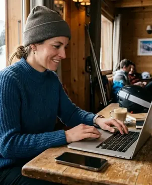 Online rental to save time in-store